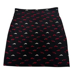 Vivienne Tam fox prints pencil mini skirt fitted size 8